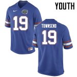 Youth Florida Gators #19 Johnny Townsend NCAA Nike Blue Authentic Stitched College Football Jersey NHS3262ML